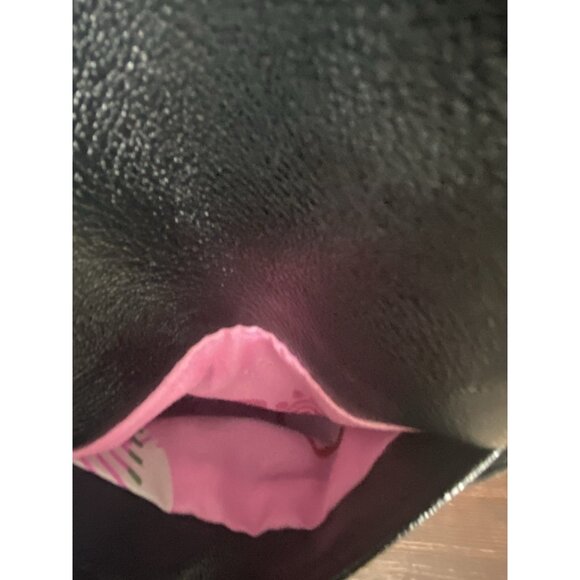 Motorcycle Vest Unisex 50 Chest Velvet Lined Black Faux Leather Pockets Snap 29 - Picture 12 of 15